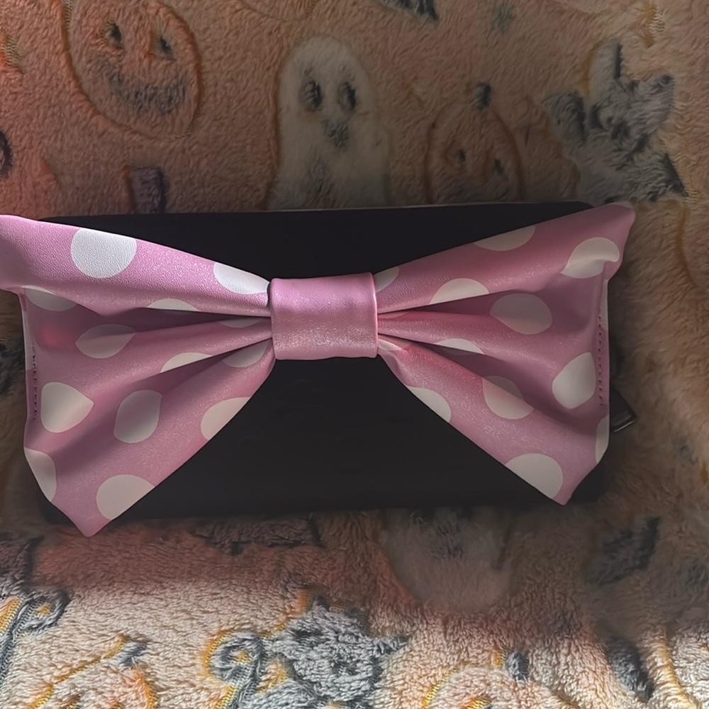 Minnie Rock the Dots Clutch Purse